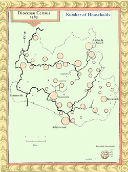 Diocesan census map