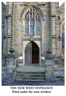 West entrance