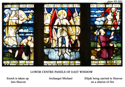 East window lower centre